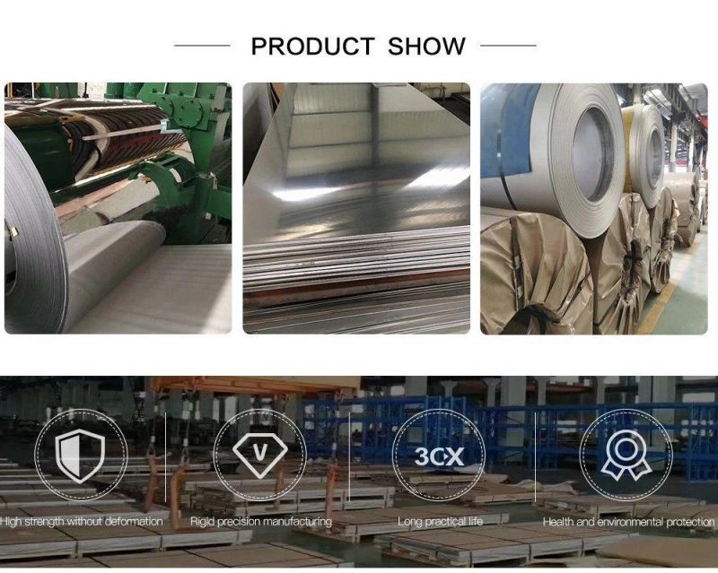 Stainless Steel 201 304 316 409 Plate/Sheet/Coil/Strip/201 Ss 304 DIN 1.4305 Stainless Steel Coil