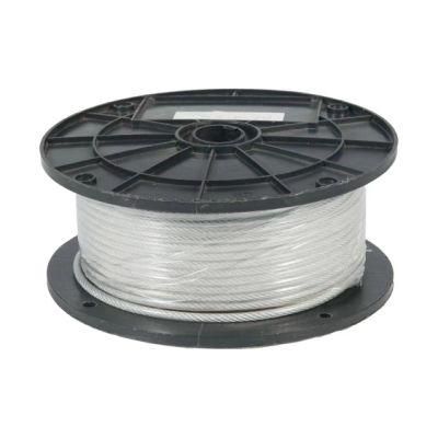 7X7 12mm PVC Coated Galvanized Steel Aircraft Cable Wire Rope