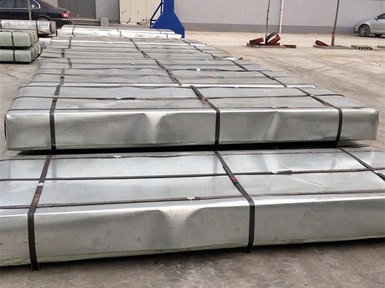 China Manufacturer 0.8mm-2.0mm Full Hard Zinc Galvanized Corrugated Steel Iron Sheets for Steel Outside Wall Cladding and Fencing Panels