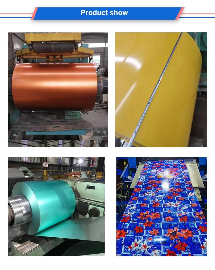 High Quality PPGI PPGL Galvanized Steel Prepainted Color Coated Steel Coil for Roofing Sheets