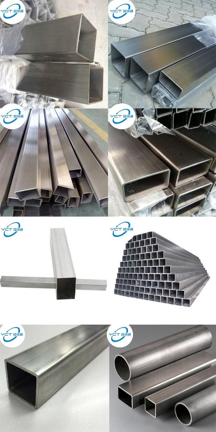 316L Stainless Steel Square Tube 80X80 Shs Pipe