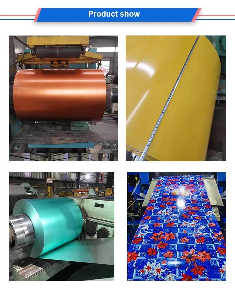 China Manufacturer High Quality Color Coated Galvanized Steel Sheet in Coil/PPGI Gi