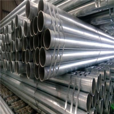 ASTM A53 Sch40 Gi Welded ERW Pipes Mild St52 Galvanized Steel Tubes