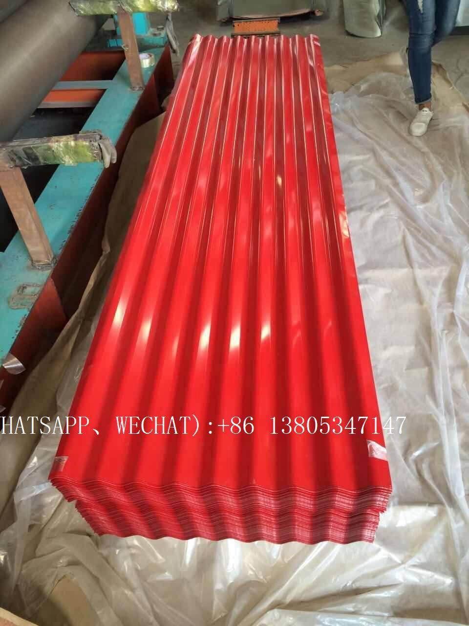 Prepainted Galvanized Corrugated Roofing Sheet PPGI