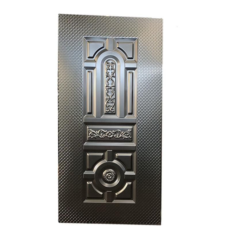 Cold Rolled Embossing Skin Steel Door Panel Design Aluminum Steel Iron Door Sheet Skin for Gate