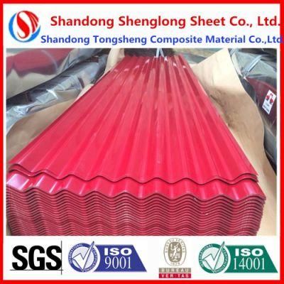Chinese Manufacturers Export PPGI Color Coated Galvanized Corrugated Steel Roofing Sheet