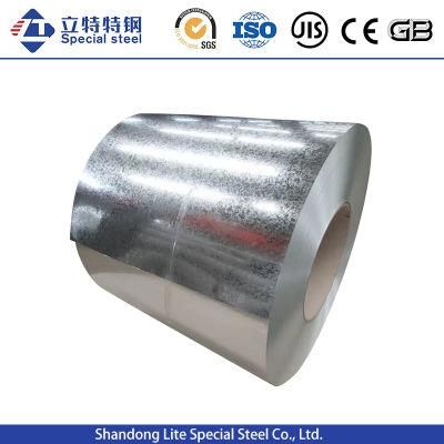 Long Service Life Galvanized Steel Coil 0.45X1250mm S220gd S350gd Galvanized Coil Normal Spangles