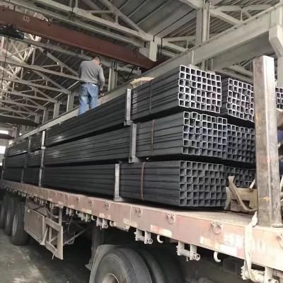 China Supply Q195 Low Carbon Black Steel Hot DIP Galvanized Coating Square Tube/Rectangular Hollow Tubular Steel Pipe