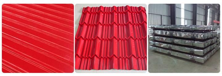 PPGI Color Coated Galvanized Corrugated Steel Roofing Sheet