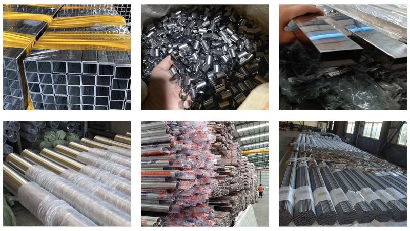 Factory Polishing 201 202 301 304 304L 310S 316L Round Square Industrial Welded Seamless Stainless Steel Pipe for Decoration/Building