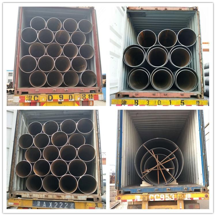 ASTM252 800mm Cylindrical Steel Spiral Pipe Pile