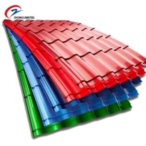 Trade Assurance Aluzinc Color Corrugated Steel Roofing Sheets