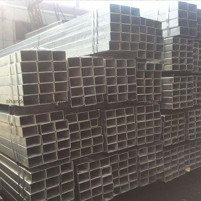 Hot DIP Galvanized Square Steel Pipe / Gi Steel Tube