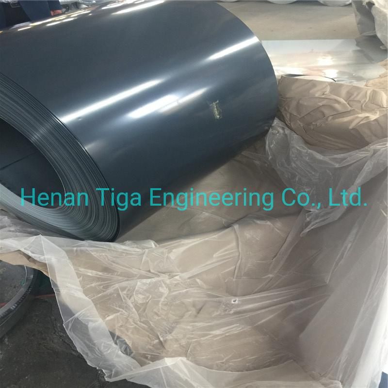 Ra9017 Chile Dx51d PE Coating PPGI PPGL PVC Film Az150g 0.4mm Prepainted Zincalum Steel Coil