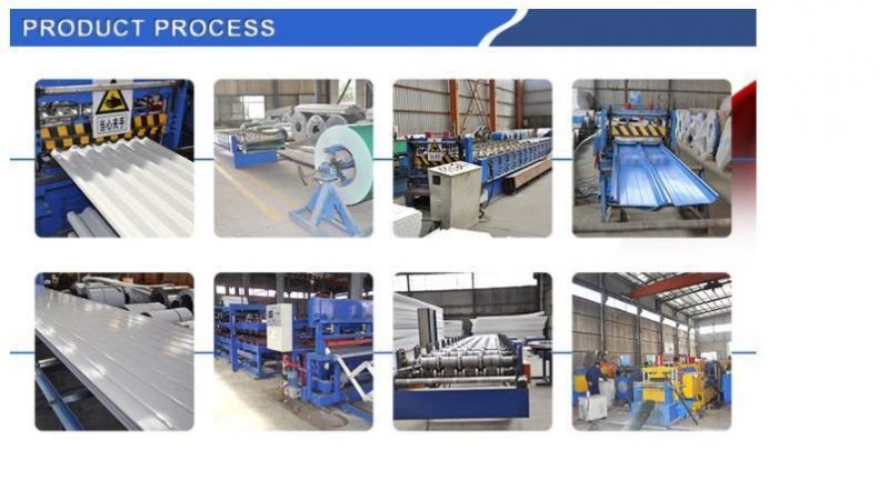 Building Material Bwg34 Color Coated Prepainted Galvanized Corrugated Roof PPGI Steel Roofing Sheet