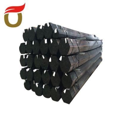 Q195 6m Length ERW Hot Rolled Metal Steel Round Tube Black Iron Carbon Steel Pipe Price