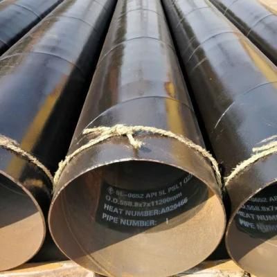508/610/813/914/1000/1016/1200/1219mm Large Diameter 3PE Coating Anti Corrosion Carbon Spiral Welded Steel Pipe