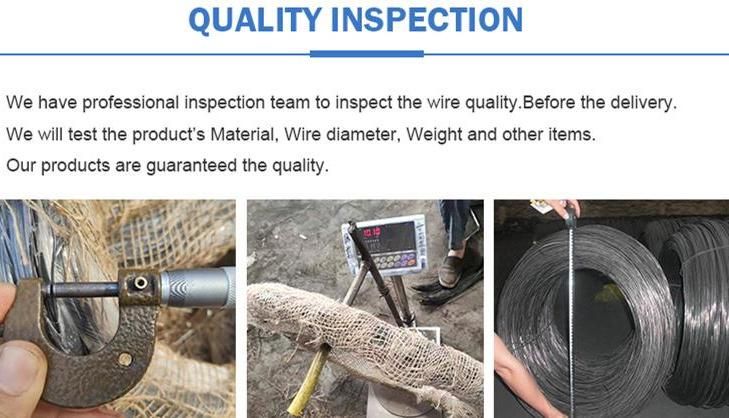 Black Annealed Wire Twisted Binding Wire for Construction Building 1.25/1/4/5.5mm Diameter