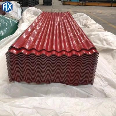 Dx51d 30 Gauge 800mm Corrugated Steel Roofing Sheet