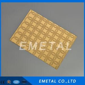 4X8 Embossed Finish Gold Color Stainless Steel Sheet