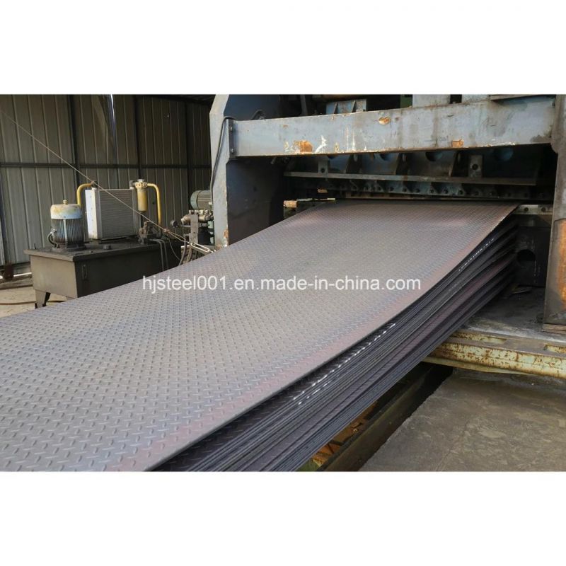 Painted Steel Checker Plate with Low Price 2.5-12mm Thickness