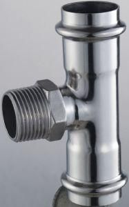 Dn32*1, Od32mm SUS304 GB Male Tee (Male T-Coupling)