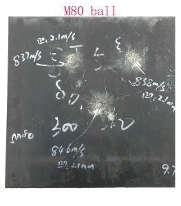 Iron and Steel Against Ak47 7.62mm Bullet for Making Armored Car Protective Steel Plate