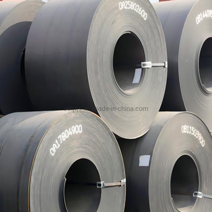 AISI JIS Q235B A36 Oiled 1-8mm Hot Rolled Mild Carbon Steel Iron Coil Manufacturing Stock