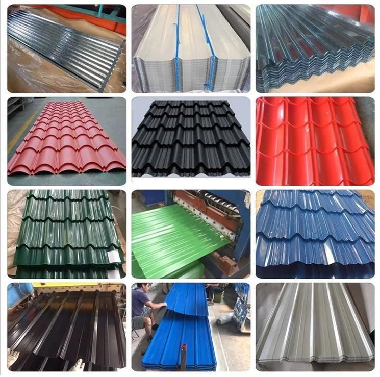 Hot Sale Corrugated Galvanized PPGI Tile Steel Roofing Sheet