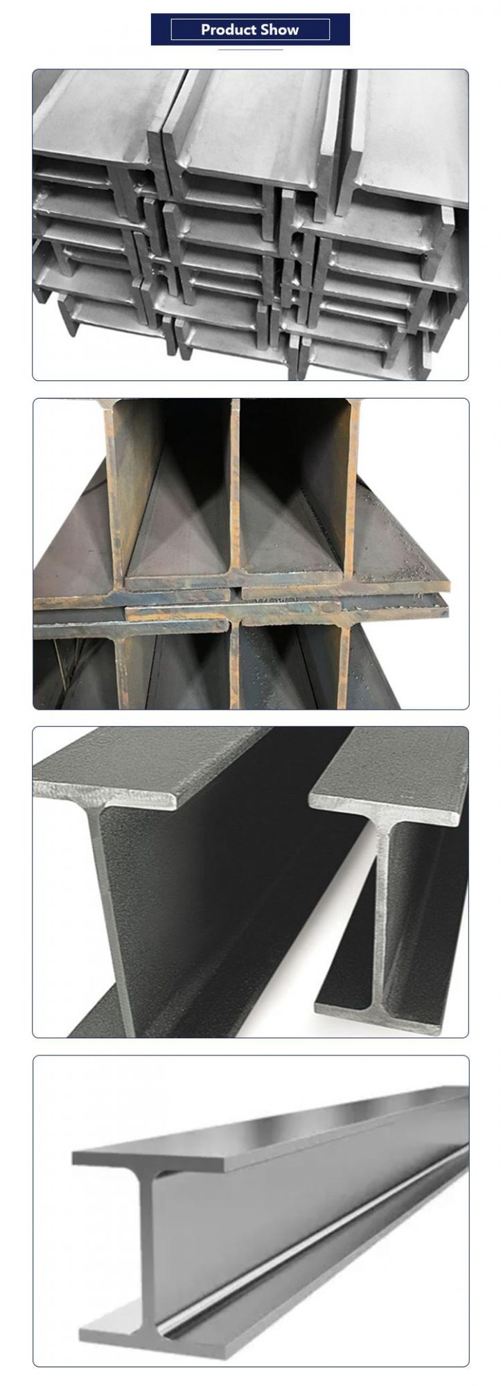ASTM Hot Dipped Zinc Galvanized A572 Q345 Steel H Beam I-Beam Factory Price/H Beam Factory Price