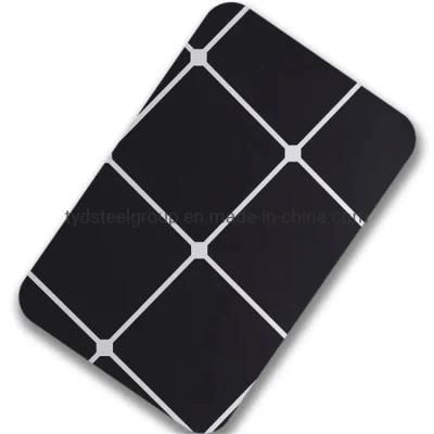 201 304 316 410 416 430 0.6mm 0.8mm 1mm 2mm 3mm Super Black Color Coating 2b Ba Vibration Decoration 4X8 Inox Austenitic Stainless Steel Sheet