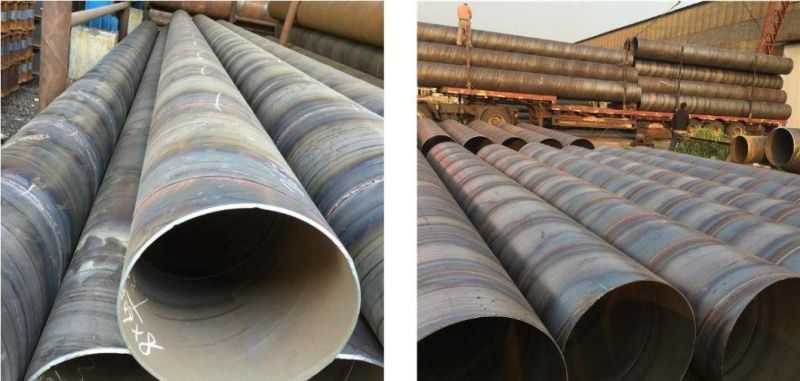 Machinery Industry Q195 Q235A Q235B Q345 Carbon Steel Tube Spiral Welded