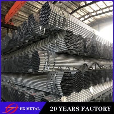 Q195/Q235/Q345/Q390 Galvanized Steel Tube Gi Zinc Coated Round Steel Pipe