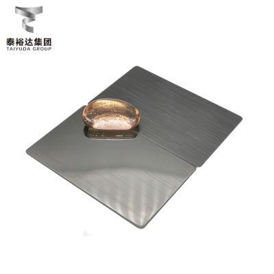 High Quality Manufacturer JIS AISI ASTM DIN0.9mm Wood Acero Inoxidable Stainless Steel Sheet for Cabinet