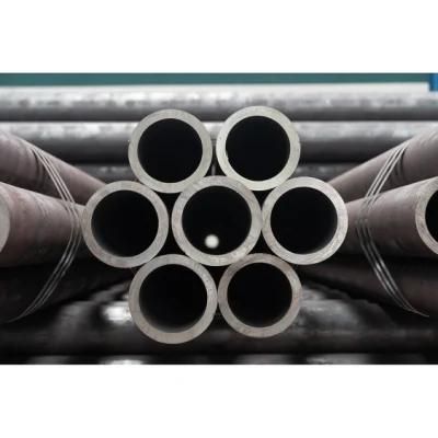 Black API 5L X42r Round Seamless Steel Pipe for Liquid and Gas Material
