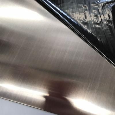 ASTM AISI 409L 304 Stainless Steel Plate/Sheet 2b Brushed Hairline with Laser Film