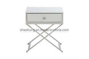 Living Room Rectangle Coffee Table with Stainless Steel Leg