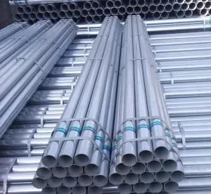 Decorative Conduit Schedule 20 Schedule 40 ERW Hot Dipped DIN Galvanized Steel Pipe