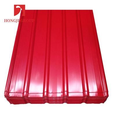 Factory Outlet Colour Coated Corrugated Steel Sheet PPGI Steel Roof Price