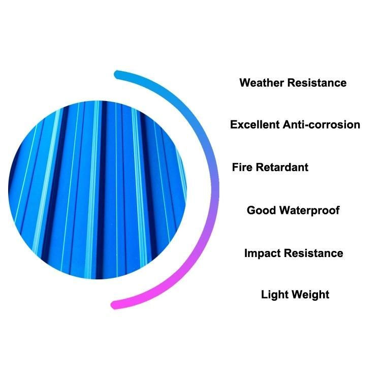 Good Precision Stable Performance ASA Film Laminated Corrugated Roofing Sheet