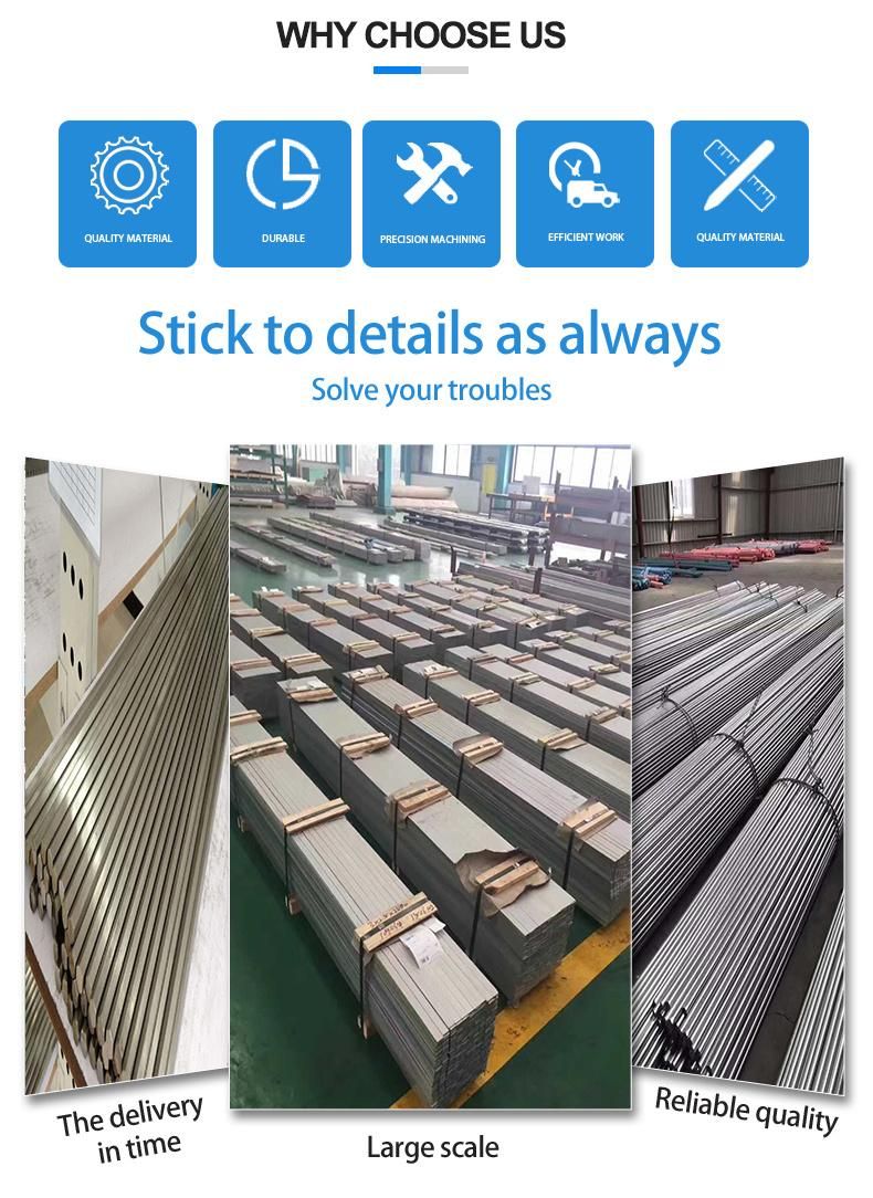 Building Steel Material Cold/Hot Rolled ASTM 201 202 Stainless Steel Bars for Chemical Industry in Stock