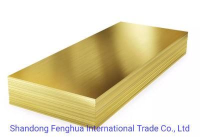 0.3mm-5 mm Thickness Customized 0.1mm 60.5-95.0% Pure C Copper Sheet Price 1kg Brass Sheet / Plate