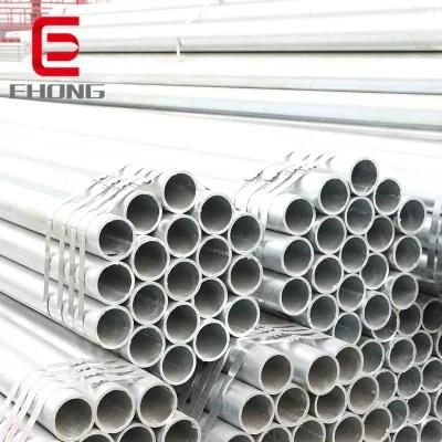 O. D 48.3 mm Galvanized Welded Steel Round Pipe Hot Dipped Galvanized Scaffolding Steel Pipe