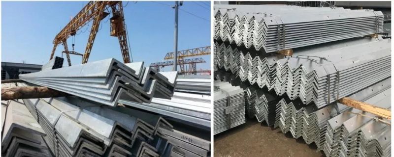 Hot Rolling Treatment Grade Low Carbon Material Angle Steel