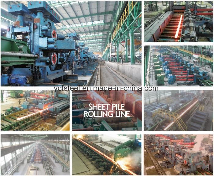 Large Reay Stock U-Shape Steel Sheet Piling 400X100X10.5mm