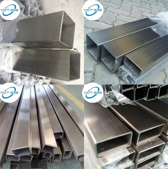Round Square 304 Steel Tube SUS304 Stainless Steel Square Pipe 38X38mm