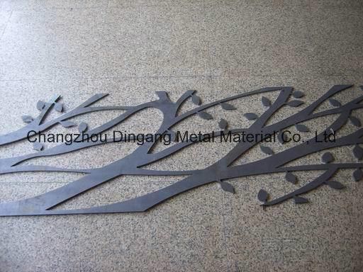 Laser Scribing Corten Steel Sheet as Curtain Wall Material