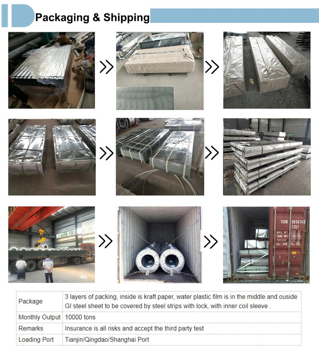 PPGI Glazed Tile Color Zinc Coated Roof Sheet Prepainted Galvanized Corrugated Steel Metal Sheet Roofing Sheet