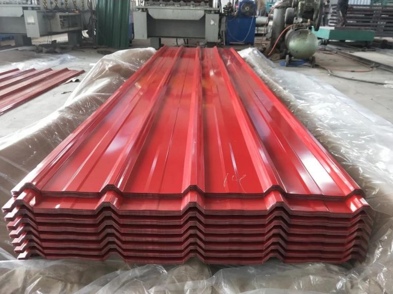 Prepainted 0.47mm Roofing Sheet Zinc Coated Corrugated Sheets Corrugated Steel Iron Sheets Roofing