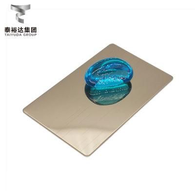 201 J1 J2 J3 J4 J5 Cooper Color Coating Slit Edge Hairline Hl Decorative Plate Stainless Steel Sheet